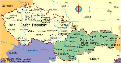 Чехия Словакия