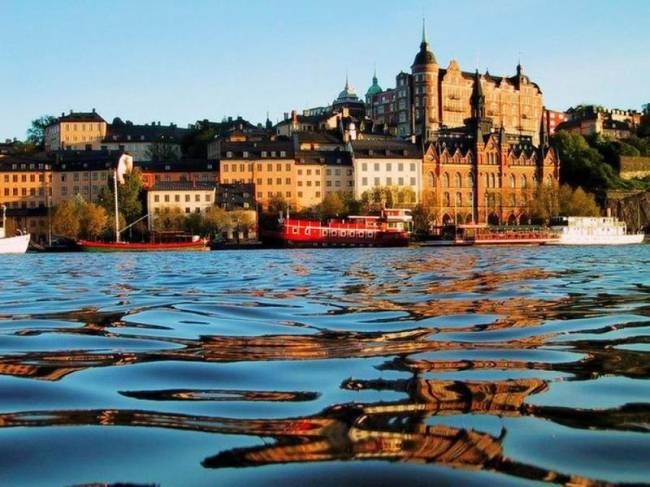 Вид города Стокгольм