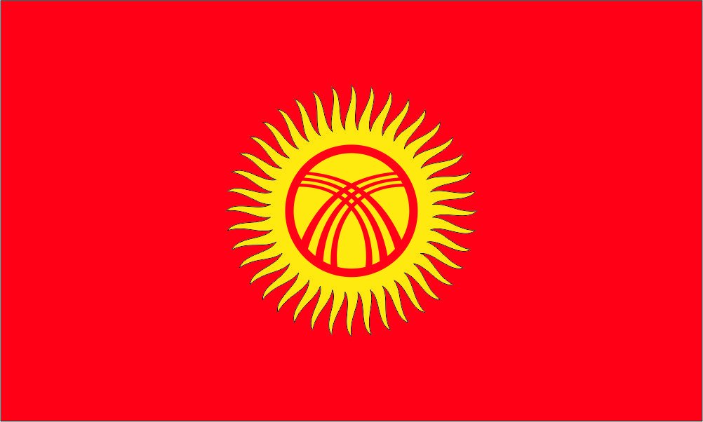 флаг Кыргызстана 