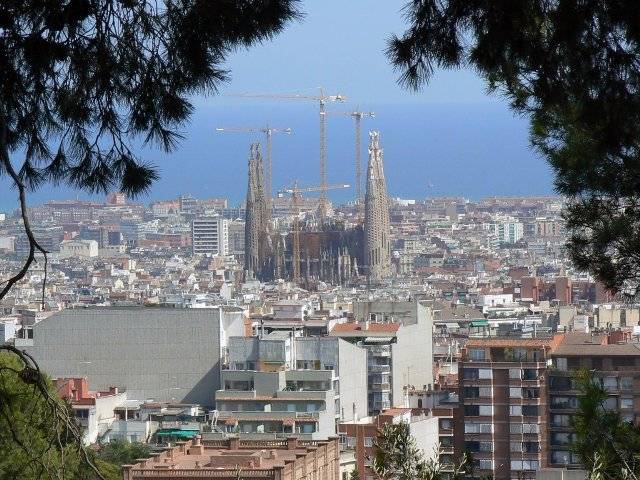 Барселона панорама