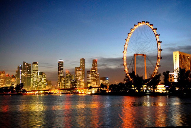 колесо обозрения Сингапура