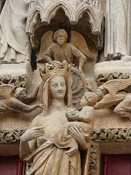 Скульптуры Амьенского собора