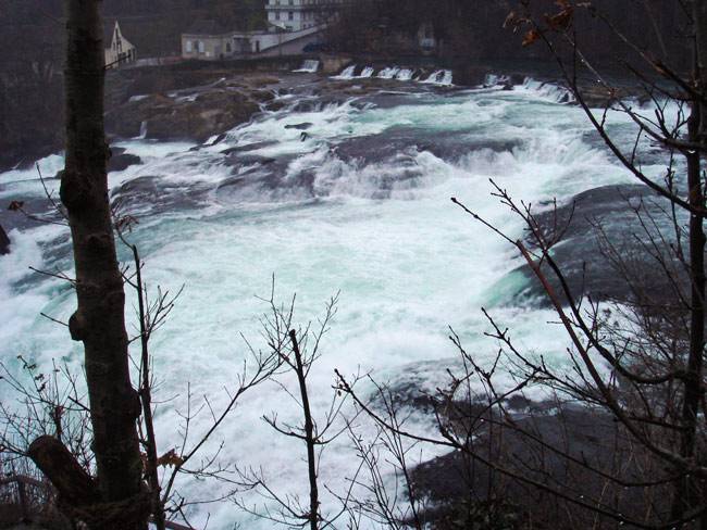 Рейнский водопад Щвейцария фото