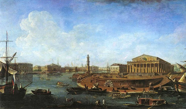 С.Ф. Щедрин. Вид на Биржу от Петро-Павловской Крепости. 1810